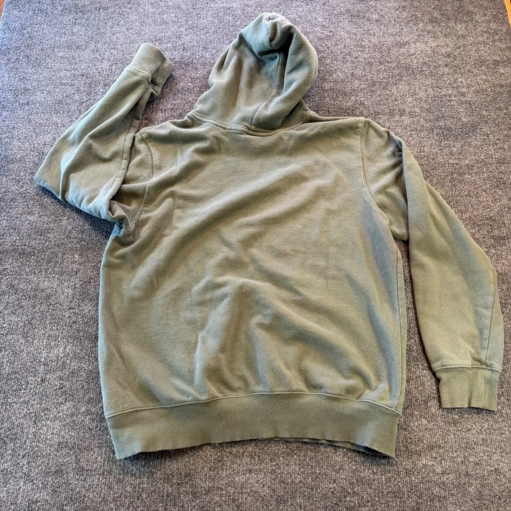 The North Face Mens Bear Graphic Pullover Hoodie Sage Green Large